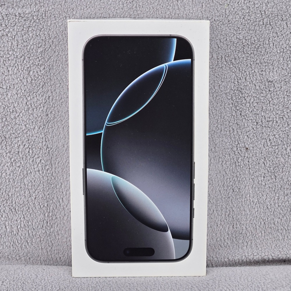 Apple iPhone 16 Pro 128GB White Titanium Empty Retail **Box Only** A3083